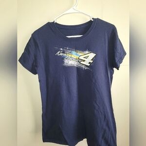 Women's Kevin Harvick Nascar Busch #4 Short Sleeve Shirt, Size Large